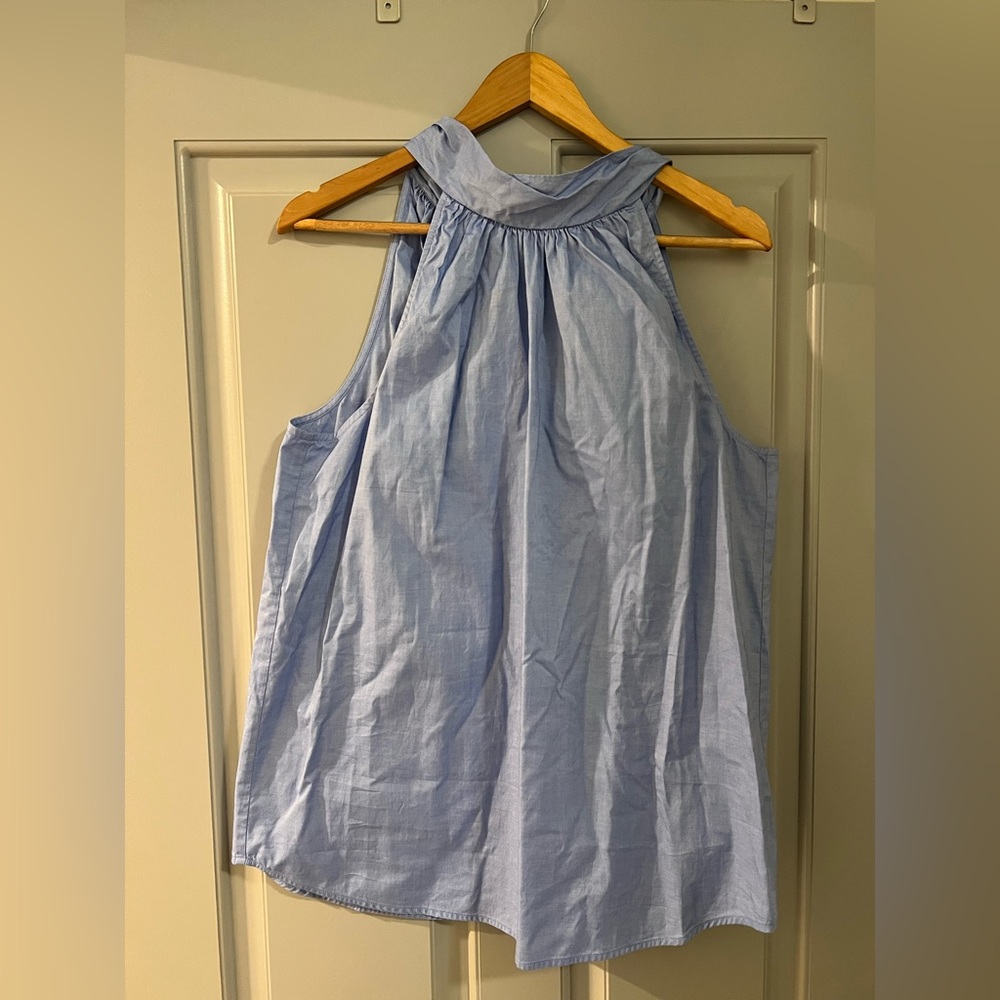 J. Crew Chambray Halter Top - Size 12 Tall
